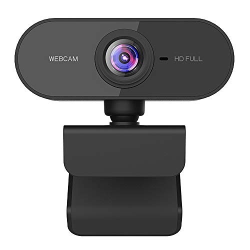 Guijiyi Webcam, USB Full HD 1080P Webcam mit geräuschunterdrückendem Mikrofon PC Laptop Desktop Webkamera mit 360 ° drehbarem Base Plug & Play für Videoanrufe, Live-Streaming, Spiele und Konferenzen von Guijiyi