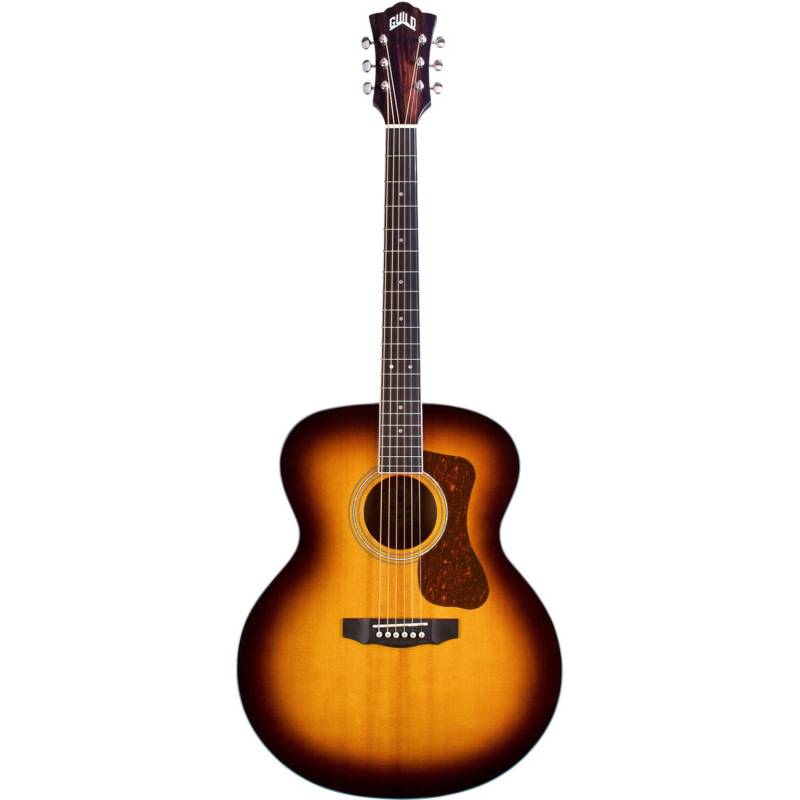 Guild F-250E Deluxe Maple Antique Burst Electro-Acoustic Guitar von Guild
