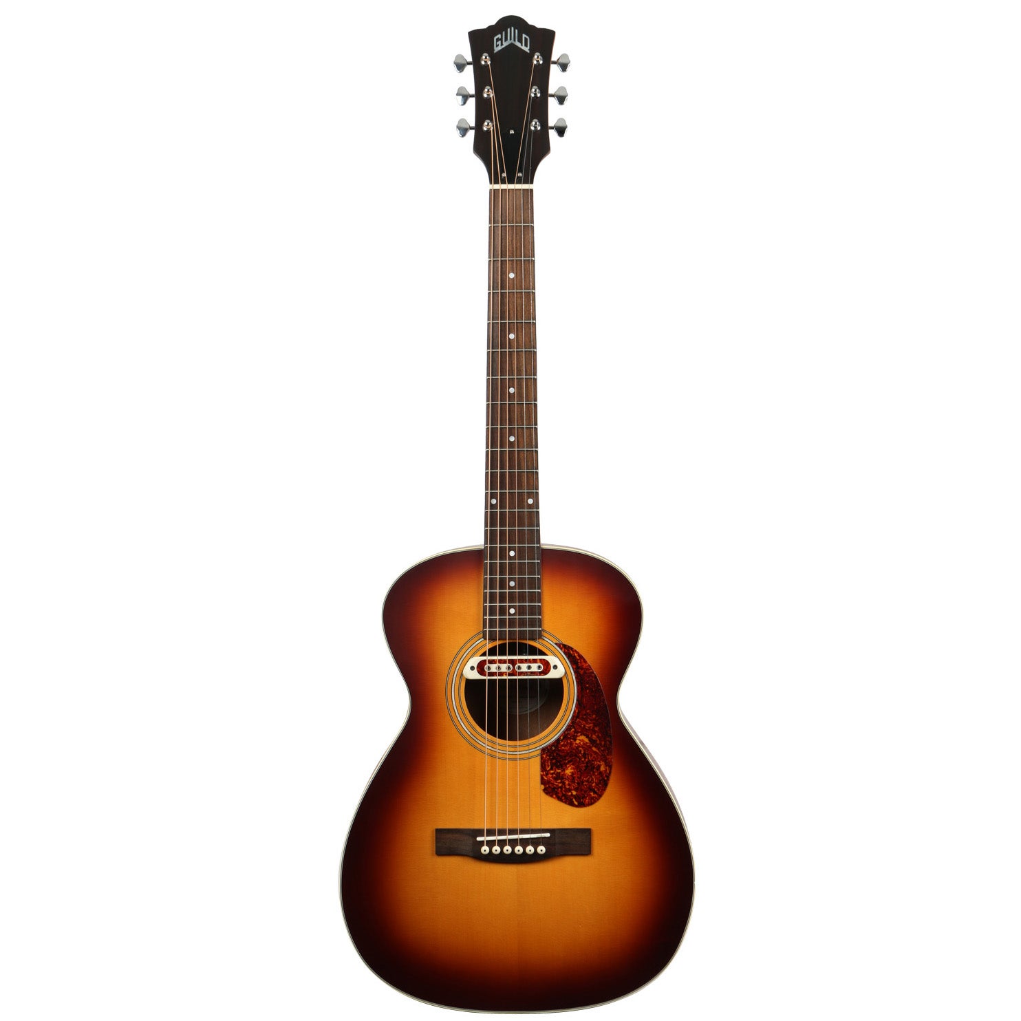 Guild M-240E Troubadour Vintage Sunburst Westerly Electro-Acoustic Guitar von Guild