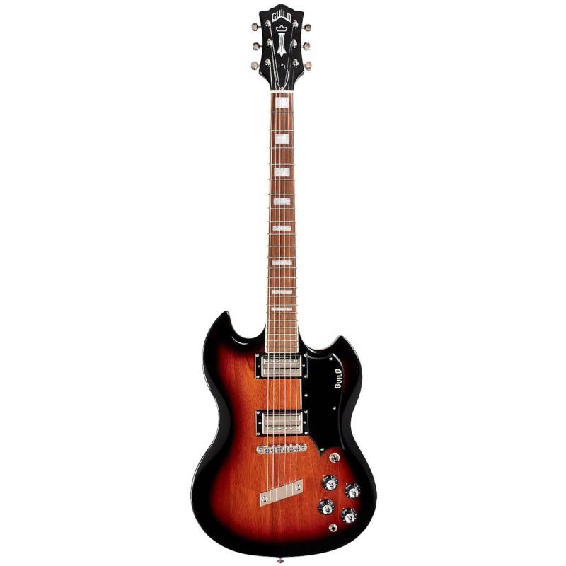 Guild Newark St. Collection Polara Deluxe Vintage Sunburst Electric Guitar von Guild