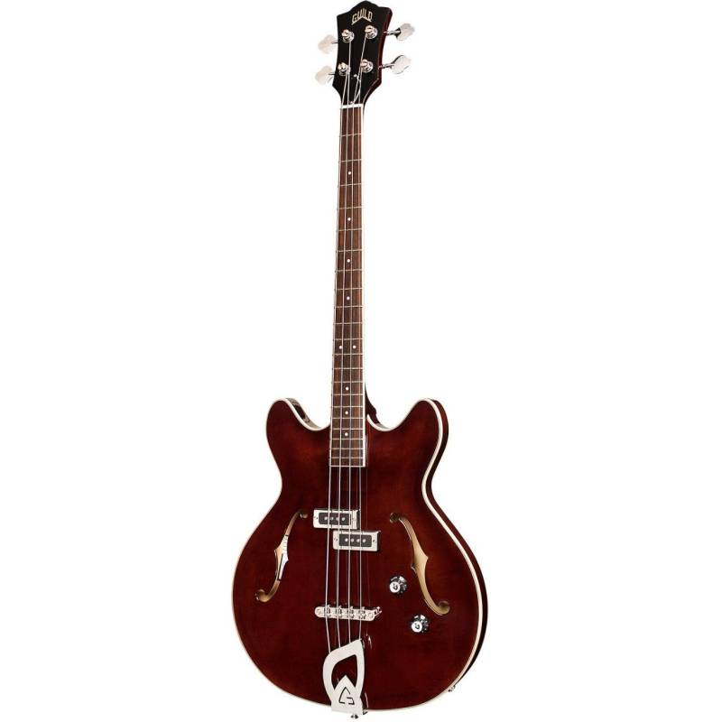 Guild Newark St. Collection Starfire I Bass Vintage Walnut Semi-Acoustic Bass Guitar von Guild