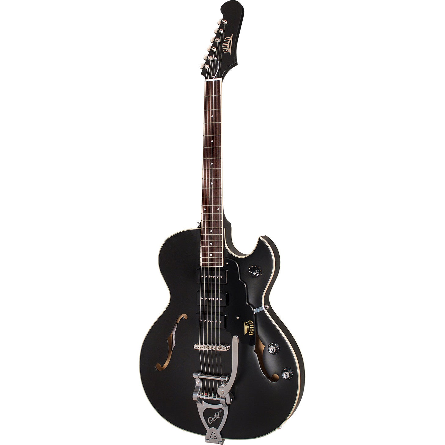 Guild Newark St. Collection Starfire I Jet 90 Satin Black Semi-Acoustic Guitar with Tremolo Guild Newark St. Collection Starfire I Jet 90 Satin Black Semi-Acoustic Guitar with Tremolo von Guild