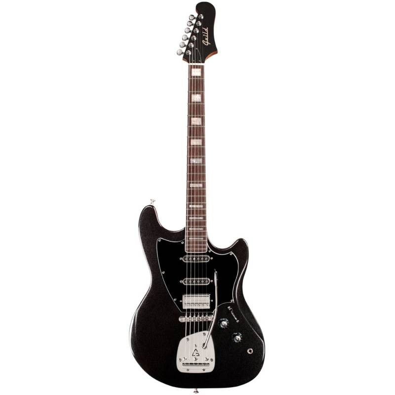 Guild Newark St. Collection Surfliner Deluxe Black Metallic Electric Guitar von Guild