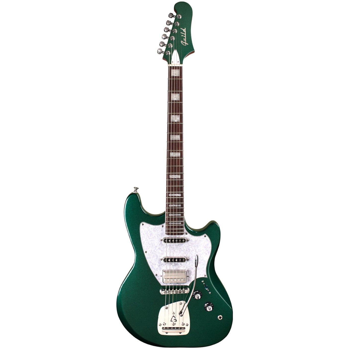 Guild Newark St. Collection Surfliner Deluxe Evergreen Metallic Electric Guitar Guild Newark St. Collection Surfliner Deluxe Evergreen Metallic Electric Guitar von Guild