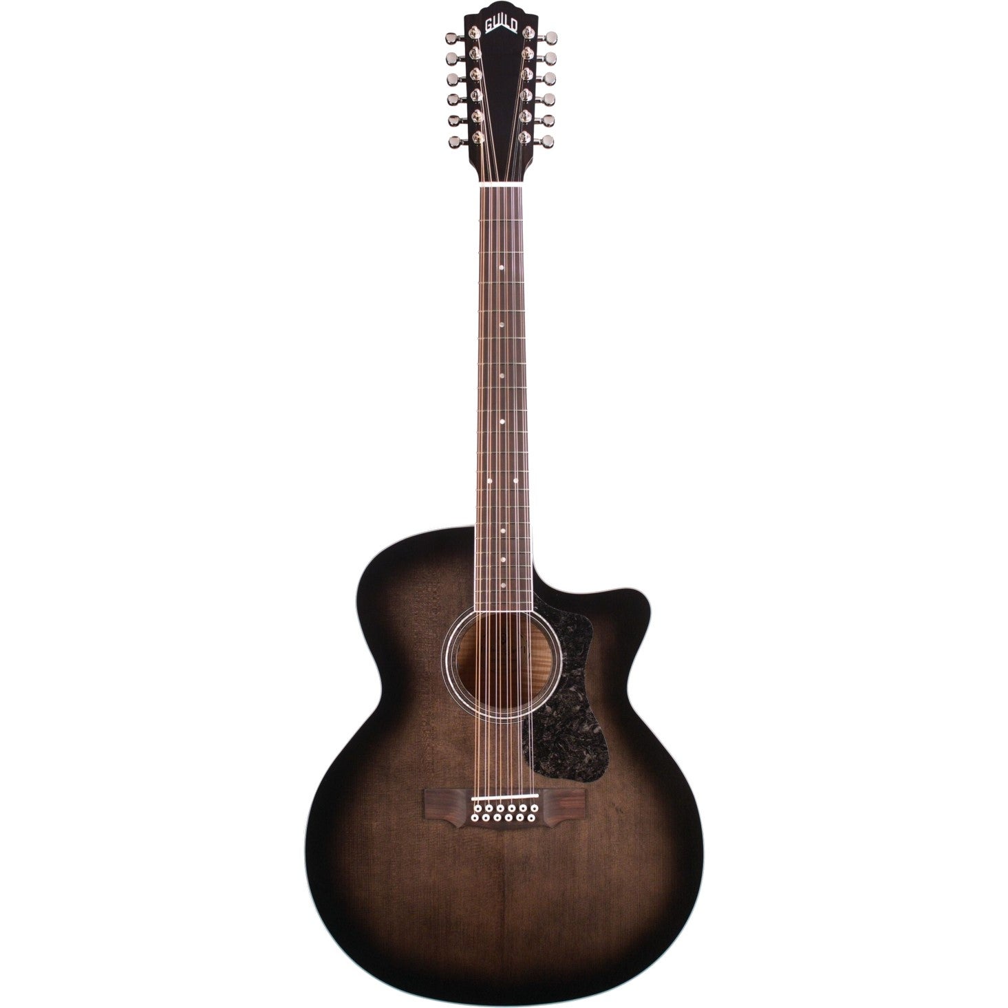 Guild Westerly Collection F-2512CE Deluxe Maple Trans Black Burst 12-String Electro-Acoustic Guitar Guild Westerly Collection F-2512CE Deluxe Maple Trans Black Burst 12-String Electro-Acoustic Guitar von Guild