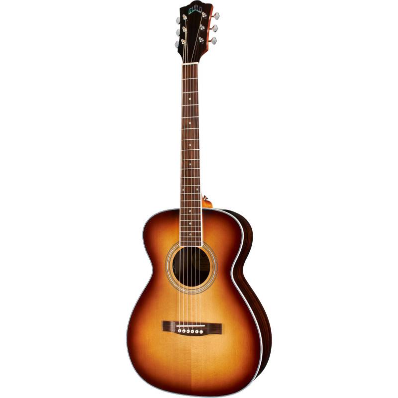 Guild Westerly Collection M-260E Deluxe Edge Burst Electro-Acoustic Guitar von Guild