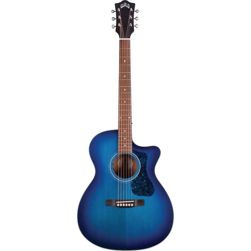 Guild Westerly Collection OM-240CE Dark Blue Burst Electro-Acoustic Guitar von Guild