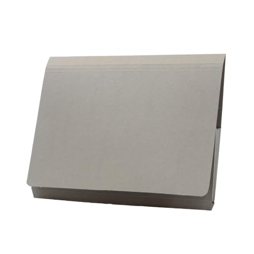 Guildhall Dokumentenmappe ganze Klappe 315 g/m² 35 mm 356 x 254 mm 50 Stück grau von Exacompta