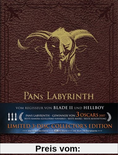 Pans Labyrinth (Limited Edition, 3 DVD Digipack) von Guillermo Del Toro