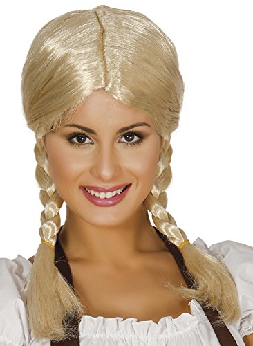 Guirca Fiestas GUI4211 - Blonde geflochtene Perücke (Box Container) von Guirca