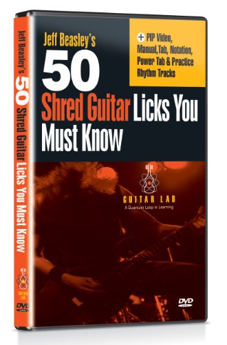 50 Shred Licks You Must Know [DVD] [2011] von Guitar Lab