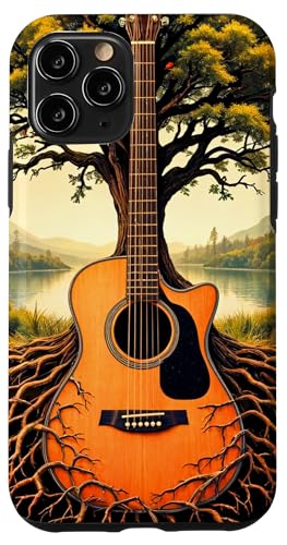 Akustikgitarre Baum des Lebens See & Wald Natur Gitarrist Hülle für iPhone 11 Pro Akustikgitarre Baum des Lebens See & Wald Natur Gitarrist Hülle für iPhone 11 Pro von Guitarist Nature Guitar Musician Apparel & Gifts