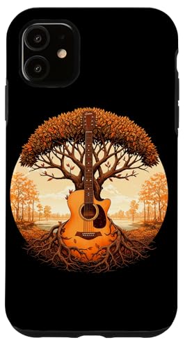 Akustikgitarre Baum des Lebens See & Wald Natur Gitarrist Hülle für iPhone 11 Akustikgitarre Baum des Lebens See & Wald Natur Gitarrist Hülle für iPhone 11 von Guitarist Nature Guitar Musician Apparel & Gifts