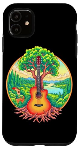 Akustikgitarre Baum des Lebens See & Wald Natur Gitarrist Hülle für iPhone 11 Akustikgitarre Baum des Lebens See & Wald Natur Gitarrist Hülle für iPhone 11 von Guitarist Nature Guitar Musician Apparel & Gifts