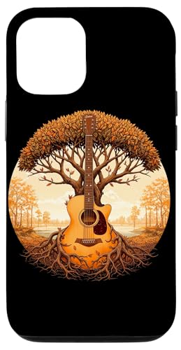 Akustikgitarre Baum des Lebens See & Wald Natur Gitarrist Hülle für iPhone 12/12 Pro Akustikgitarre Baum des Lebens See & Wald Natur Gitarrist Hülle für iPhone 12/12 Pro von Guitarist Nature Guitar Musician Apparel & Gifts