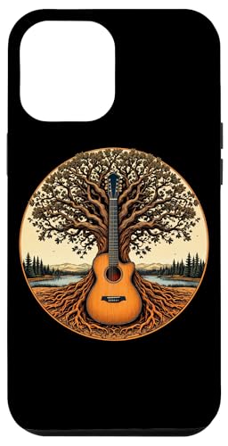Akustikgitarre Baum des Lebens See & Wald Natur Gitarrist Hülle für iPhone 12 Pro Max Akustikgitarre Baum des Lebens See & Wald Natur Gitarrist Hülle für iPhone 12 Pro Max von Guitarist Nature Guitar Musician Apparel & Gifts