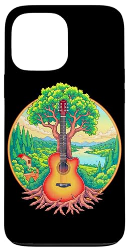 Akustikgitarre Baum des Lebens See & Wald Natur Gitarrist Hülle für iPhone 13 Pro Max Akustikgitarre Baum des Lebens See & Wald Natur Gitarrist Hülle für iPhone 13 Pro Max von Guitarist Nature Guitar Musician Apparel & Gifts