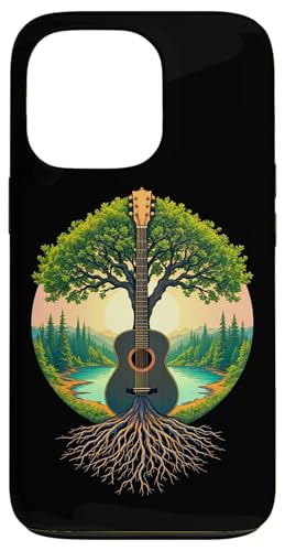 Akustikgitarre Baum des Lebens See & Wald Natur Gitarrist Hülle für iPhone 13 Pro Akustikgitarre Baum des Lebens See & Wald Natur Gitarrist Hülle für iPhone 13 Pro von Guitarist Nature Guitar Musician Apparel & Gifts