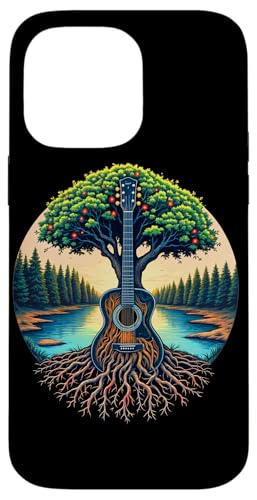 Akustikgitarre Baum des Lebens See & Wald Natur Gitarrist Hülle für iPhone 14 Pro Max Akustikgitarre Baum des Lebens See & Wald Natur Gitarrist Hülle für iPhone 14 Pro Max von Guitarist Nature Guitar Musician Apparel & Gifts