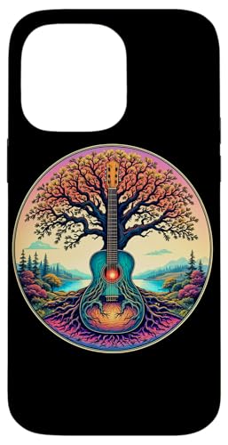 Akustikgitarre Baum des Lebens See & Wald Natur Gitarrist Hülle für iPhone 14 Pro Max Akustikgitarre Baum des Lebens See & Wald Natur Gitarrist Hülle für iPhone 14 Pro Max von Guitarist Nature Guitar Musician Apparel & Gifts