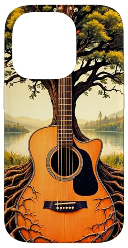 Akustikgitarre Baum des Lebens See & Wald Natur Gitarrist Hülle für iPhone 14 Pro Akustikgitarre Baum des Lebens See & Wald Natur Gitarrist Hülle für iPhone 14 Pro von Guitarist Nature Guitar Musician Apparel & Gifts