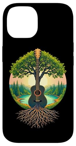 Akustikgitarre Baum des Lebens See & Wald Natur Gitarrist Hülle für iPhone 14 Akustikgitarre Baum des Lebens See & Wald Natur Gitarrist Hülle für iPhone 14 von Guitarist Nature Guitar Musician Apparel & Gifts