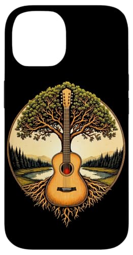 Akustikgitarre Baum des Lebens See & Wald Natur Gitarrist Hülle für iPhone 14 Akustikgitarre Baum des Lebens See & Wald Natur Gitarrist Hülle für iPhone 14 von Guitarist Nature Guitar Musician Apparel & Gifts