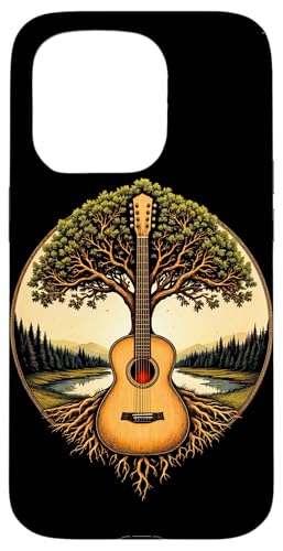 Akustikgitarre Baum des Lebens See & Wald Natur Gitarrist Hülle für iPhone 15 Pro Akustikgitarre Baum des Lebens See & Wald Natur Gitarrist Hülle für iPhone 15 Pro von Guitarist Nature Guitar Musician Apparel & Gifts