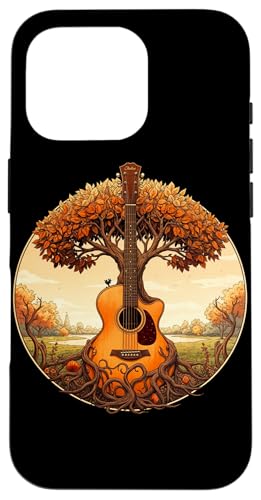 Akustikgitarre Baum des Lebens See & Wald Natur Gitarrist Hülle für iPhone 16 Pro Akustikgitarre Baum des Lebens See & Wald Natur Gitarrist Hülle für iPhone 16 Pro von Guitarist Nature Guitar Musician Apparel & Gifts