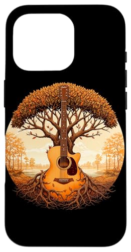 Akustikgitarre Baum des Lebens See & Wald Natur Gitarrist Hülle für iPhone 16 Pro Akustikgitarre Baum des Lebens See & Wald Natur Gitarrist Hülle für iPhone 16 Pro von Guitarist Nature Guitar Musician Apparel & Gifts