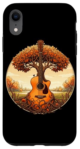 Akustikgitarre Baum des Lebens See & Wald Natur Gitarrist Hülle für iPhone XR Akustikgitarre Baum des Lebens See & Wald Natur Gitarrist Hülle für iPhone XR von Guitarist Nature Guitar Musician Apparel & Gifts