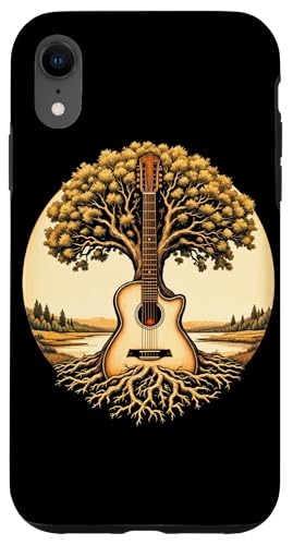 Akustikgitarre Baum des Lebens See & Wald Natur Gitarrist Hülle für iPhone XR Akustikgitarre Baum des Lebens See & Wald Natur Gitarrist Hülle für iPhone XR von Guitarist Nature Guitar Musician Apparel & Gifts