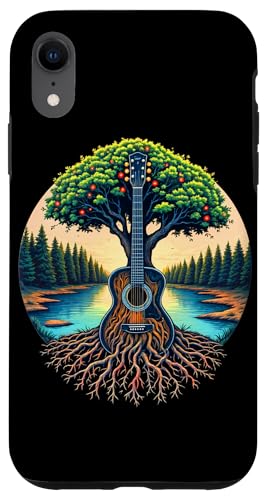 Akustikgitarre Baum des Lebens See & Wald Natur Gitarrist Hülle für iPhone XR Akustikgitarre Baum des Lebens See & Wald Natur Gitarrist Hülle für iPhone XR von Guitarist Nature Guitar Musician Apparel & Gifts