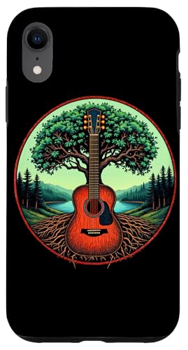 Akustikgitarre Baum des Lebens See & Wald Natur Gitarrist Hülle für iPhone XR Akustikgitarre Baum des Lebens See & Wald Natur Gitarrist Hülle für iPhone XR von Guitarist Nature Guitar Musician Apparel & Gifts