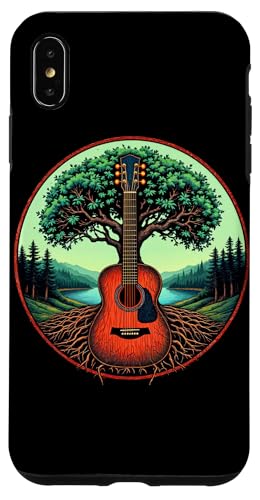Akustikgitarre Baum des Lebens See & Wald Natur Gitarrist Hülle für iPhone XS Max Akustikgitarre Baum des Lebens See & Wald Natur Gitarrist Hülle für iPhone XS Max von Guitarist Nature Guitar Musician Apparel & Gifts