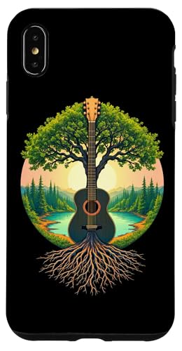 Akustikgitarre Baum des Lebens See & Wald Natur Gitarrist Hülle für iPhone XS Max Akustikgitarre Baum des Lebens See & Wald Natur Gitarrist Hülle für iPhone XS Max von Guitarist Nature Guitar Musician Apparel & Gifts