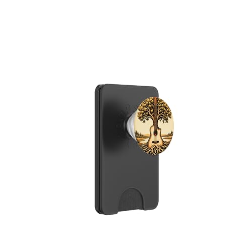 Akustikgitarre Baum des Lebens See & Wald Natur Gitarrist PopSockets PopWallet für MagSafe von Guitarist Nature Guitar Musician Apparel & Gifts
