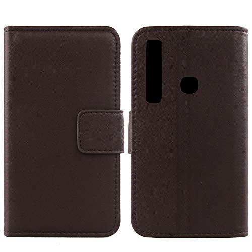Gukas Echt Leder Tasche Für Samsung Galaxy A9 2018 A920 / A9S Hülle Lederhülle Handyhülle Handy Flip Brieftasche mit Kartenfächer Schutz Protektiv Genuine Premium Case Cover Etui Skin (Dark Braun) Gukas Echt Leder Tasche Für Samsung Galaxy A9 2018 A920 / A9S Hülle Lederhülle Handyhülle Handy Flip Brieftasche mit Kartenfächer Schutz Protektiv Genuine Premium Case Cover Etui Skin (Dark Braun) von Gukas
