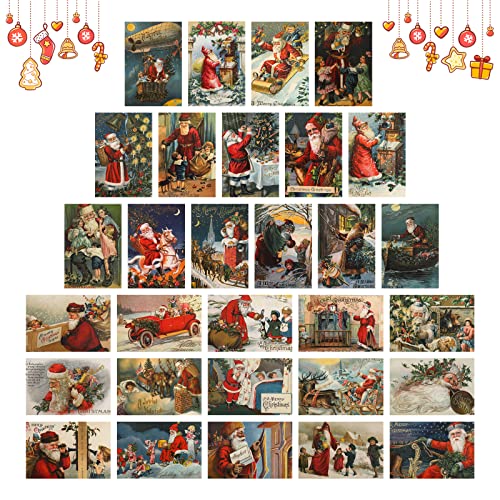 30 Weihnachtspostkarten Weihnachten Karten Postkarten Weihnachtskarten Grußkarten Geschenk Nachricht Karte von Gukasxi
