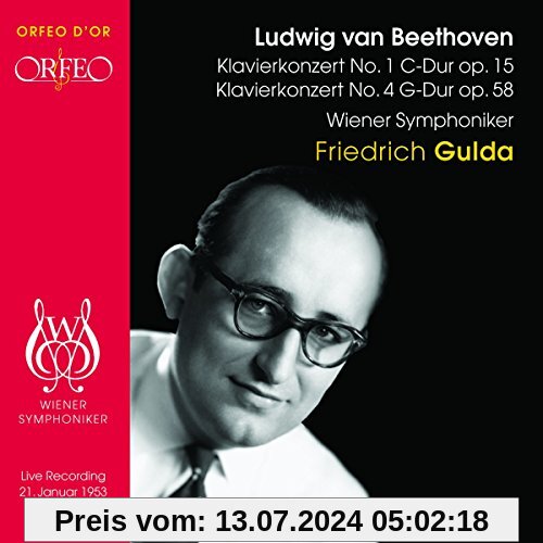 Klavierkonzerte 1 Op.15/4 Op.58 von Gulda