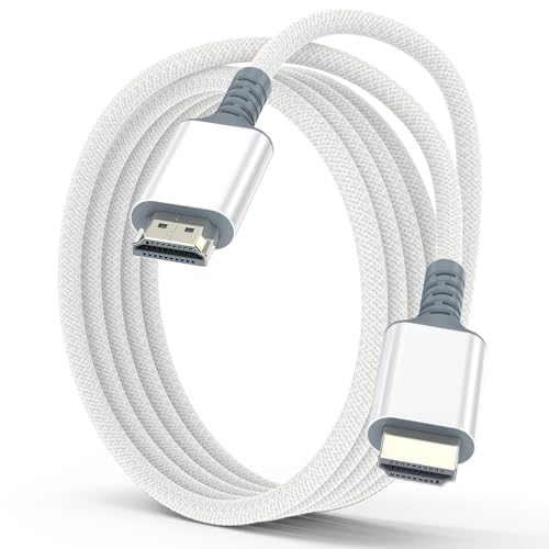 Gulemfy 8K HDMI 2.1 Kabel 5m, 48Gbps Ultra High Speed HDMI Kabel 8K@60Hz 4K@120Hz/144Hz/240Hz eARC HDR10+ Dolby Atmos HDCP 2.3 kompatibel mit PS5/Xbox Series X/Soundbar/LG TV von Gulemfy