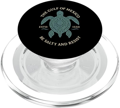 Der Golf von Mexiko Est. 1550 Be Salty And Resist PopSockets PopGrip für MagSafe Der Golf von Mexiko Est. 1550 Be Salty And Resist PopSockets PopGrip für MagSafe von Gulf Of Mexico Est 1550 Apparel Gifts
