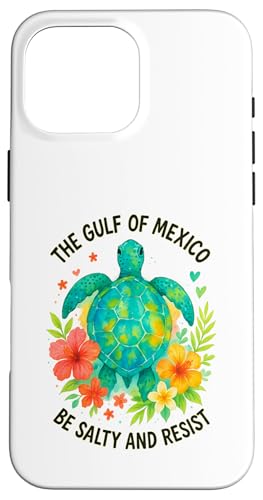 Der Golf von Mexiko Sei salzig und widerstehe Hülle für iPhone 16 Pro Max Der Golf von Mexiko Sei salzig und widerstehe Hülle für iPhone 16 Pro Max von Gulf Of Mexico Est 1550 Apparel Gifts