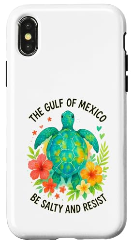 Der Golf von Mexiko Sei salzig und widerstehe Hülle für iPhone X/XS Der Golf von Mexiko Sei salzig und widerstehe Hülle für iPhone X/XS von Gulf Of Mexico Est 1550 Apparel Gifts