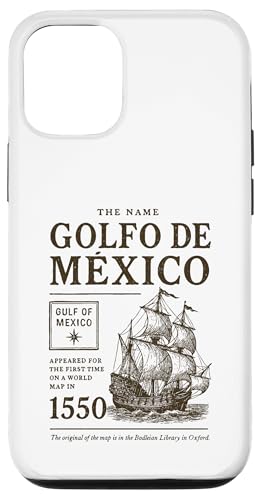 Der Name Golfo De Mexico Golf von Mexiko erschien 1550 Hülle für iPhone 12/12 Pro Der Name Golfo De Mexico Golf von Mexiko erschien 1550 Hülle für iPhone 12/12 Pro von Gulf Of Mexico Est 1550 Apparel Gifts