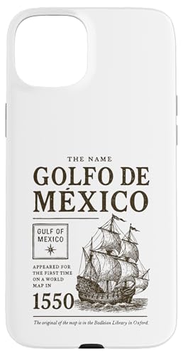 Der Name Golfo De Mexico Golf von Mexiko erschien 1550 Hülle für iPhone 15 Plus Der Name Golfo De Mexico Golf von Mexiko erschien 1550 Hülle für iPhone 15 Plus von Gulf Of Mexico Est 1550 Apparel Gifts