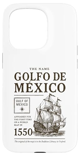 Der Name Golfo De Mexico Golf von Mexiko erschien 1550 Hülle für iPhone 15 Pro Der Name Golfo De Mexico Golf von Mexiko erschien 1550 Hülle für iPhone 15 Pro von Gulf Of Mexico Est 1550 Apparel Gifts
