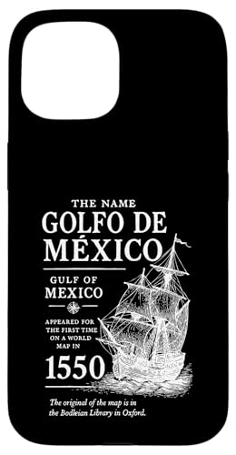 Der Name Golfo De Mexico Golf von Mexiko erschien 1550 Hülle für iPhone 15 Der Name Golfo De Mexico Golf von Mexiko erschien 1550 Hülle für iPhone 15 von Gulf Of Mexico Est 1550 Apparel Gifts