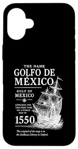 Der Name Golfo De Mexico Golf von Mexiko erschien 1550 Hülle für iPhone 16 Plus Der Name Golfo De Mexico Golf von Mexiko erschien 1550 Hülle für iPhone 16 Plus von Gulf Of Mexico Est 1550 Apparel Gifts