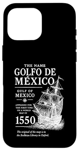 Der Name Golfo De Mexico Golf von Mexiko erschien 1550 Hülle für iPhone 16 Pro Max Der Name Golfo De Mexico Golf von Mexiko erschien 1550 Hülle für iPhone 16 Pro Max von Gulf Of Mexico Est 1550 Apparel Gifts